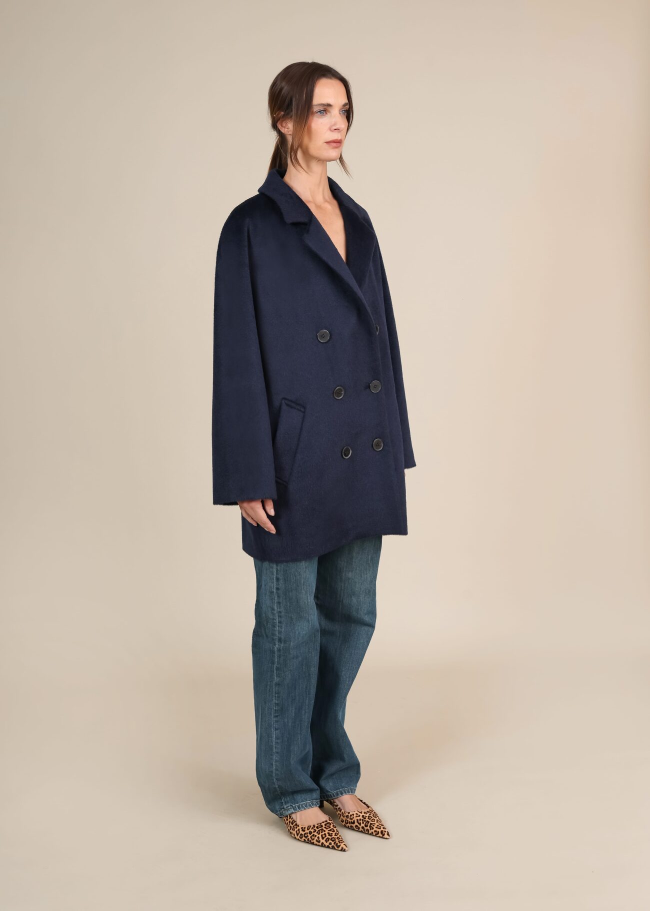 Baby Suri Alpaca Peacoat