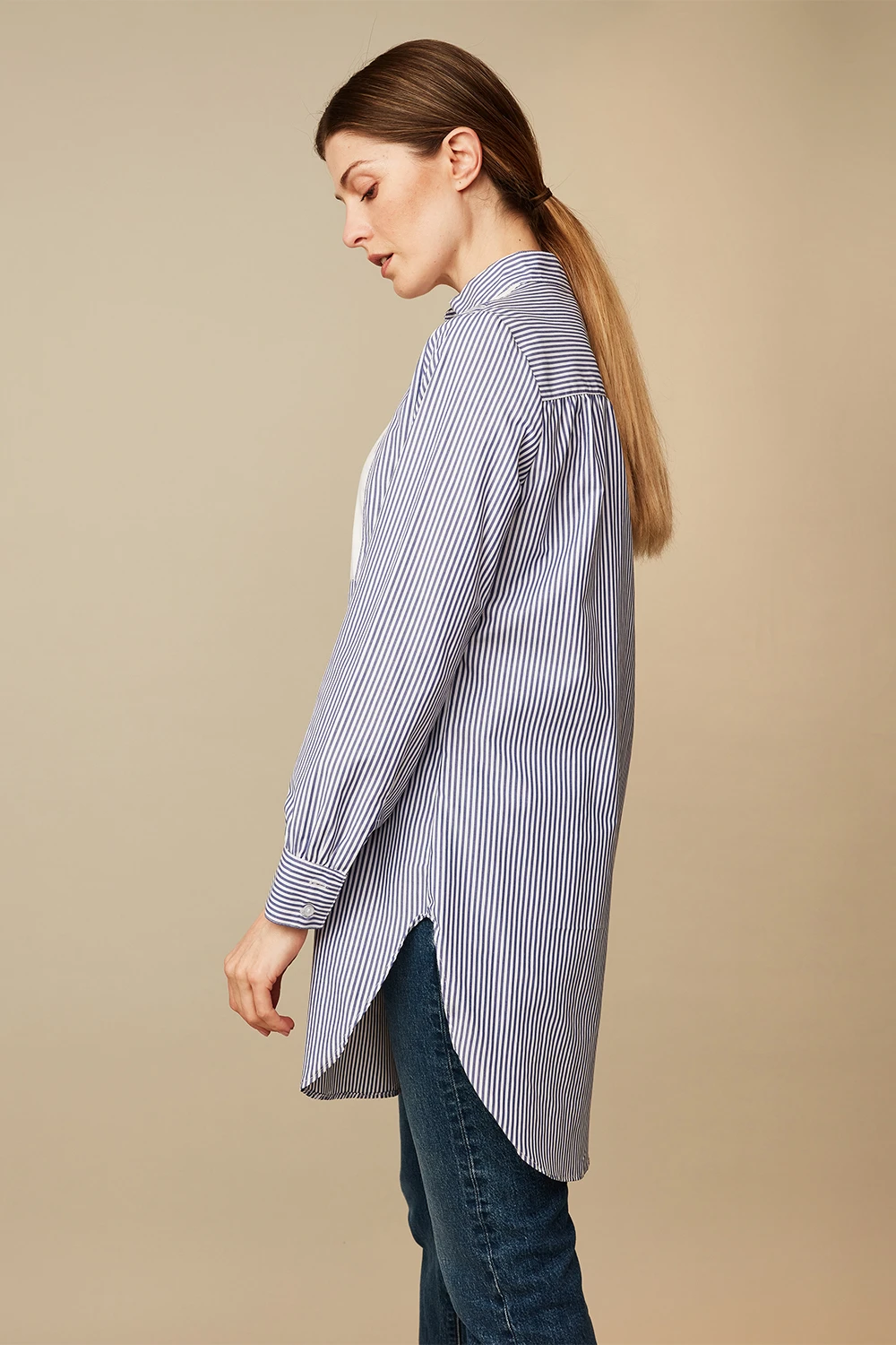Tuxedo Blouse