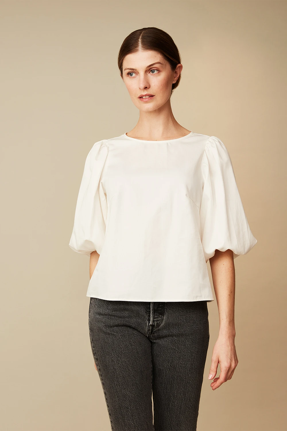 Blusa manga globo