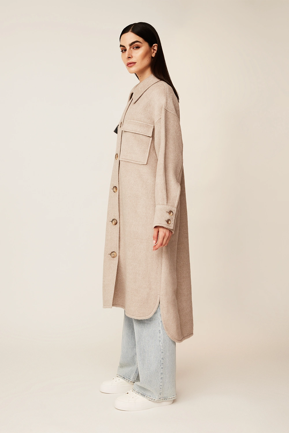 Long peacoat - Lú by María Worldwide